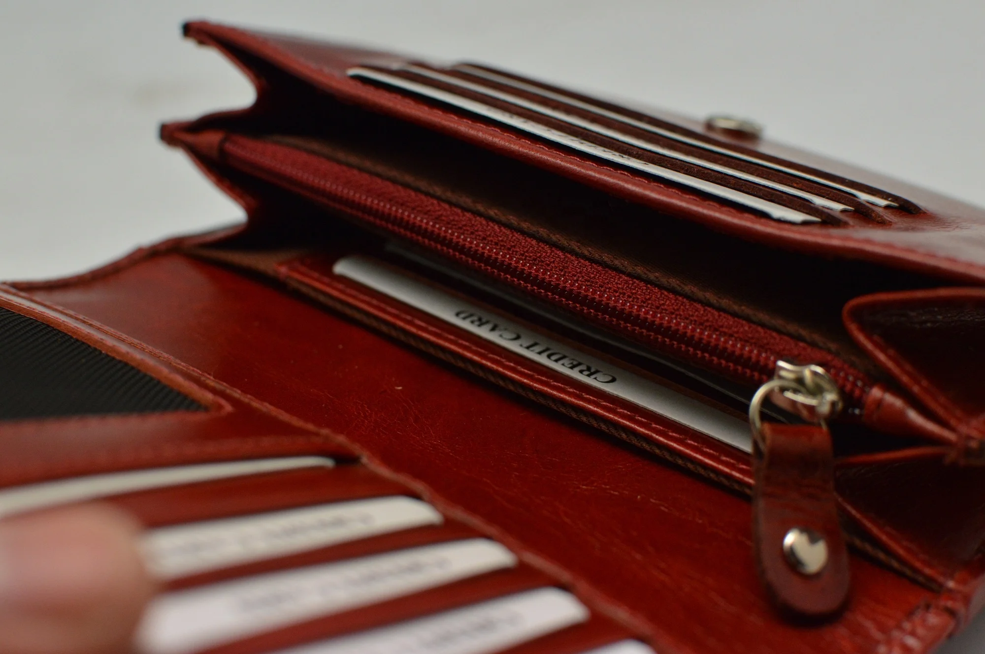 Most Valuable Popular Custom Luxury Women Genuine Leather Ladies Purse Multiple Card Organizer Travel Clutch Long Wallet