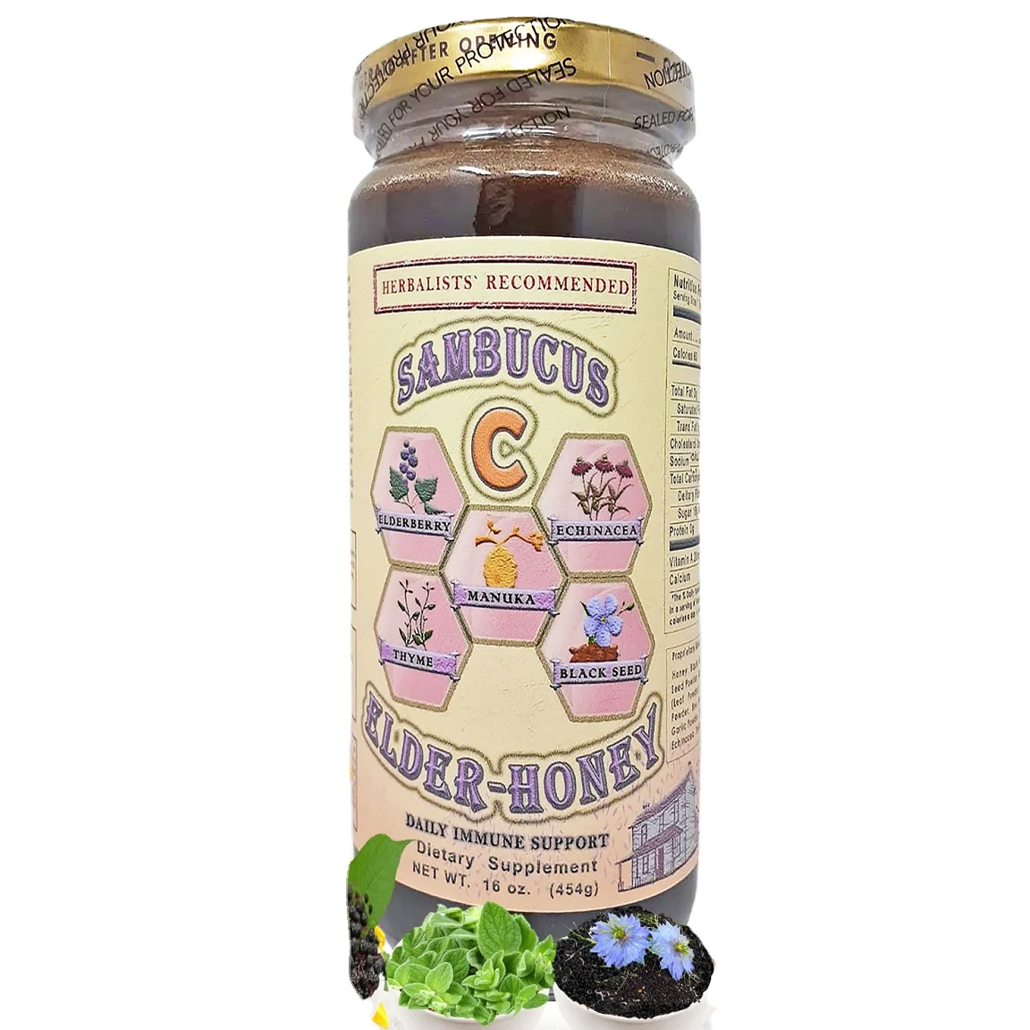 
Антивирусные свойства с отличным вкусом, травяной органический мед Sambucus для пожилых людей, смешанный в любых горячих или холодных напитках 