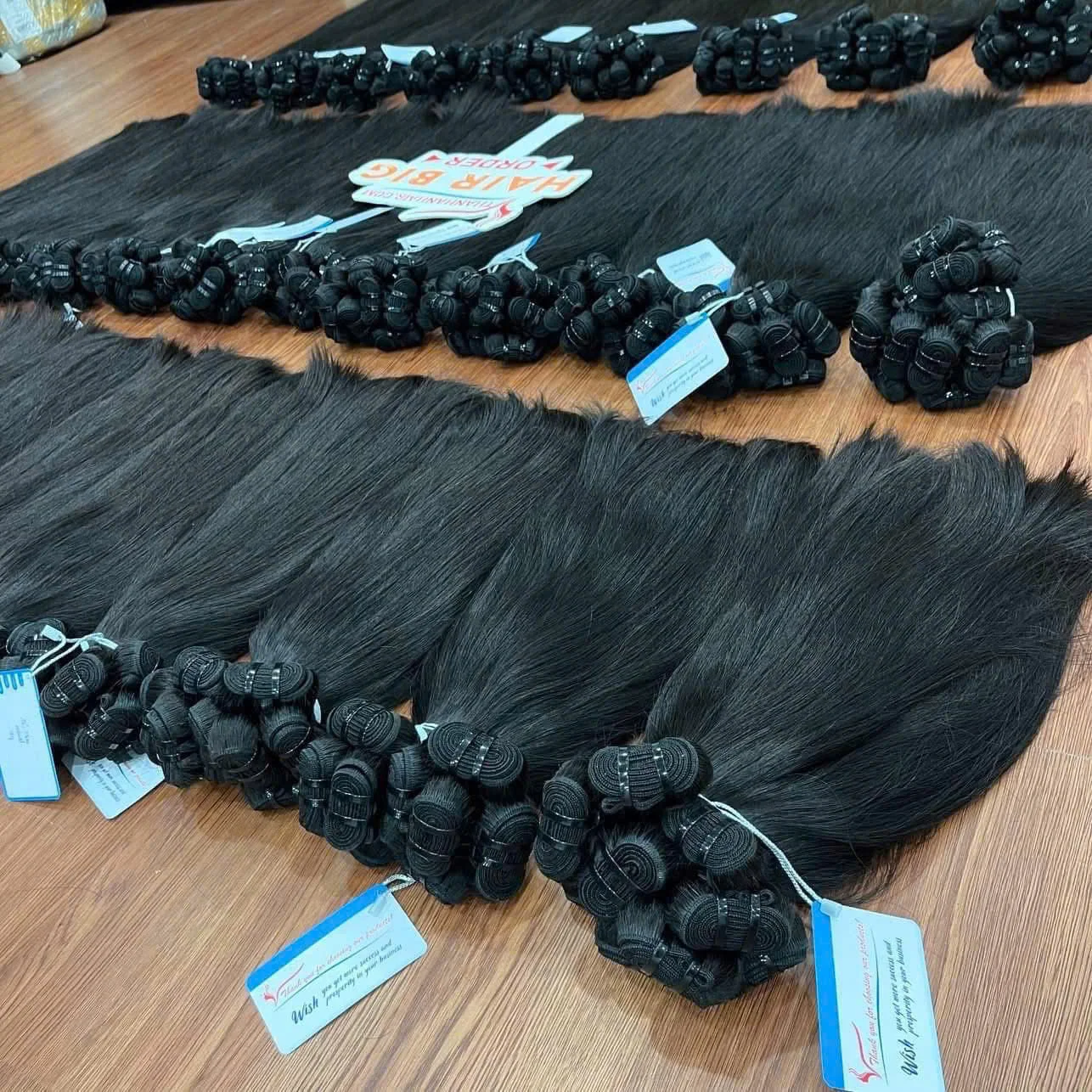 Wholesale Hair Bundles Vendors Luxury Raw Curly Hair Double Drawn Unprocessed 100% Vietnamese Hair Vendors