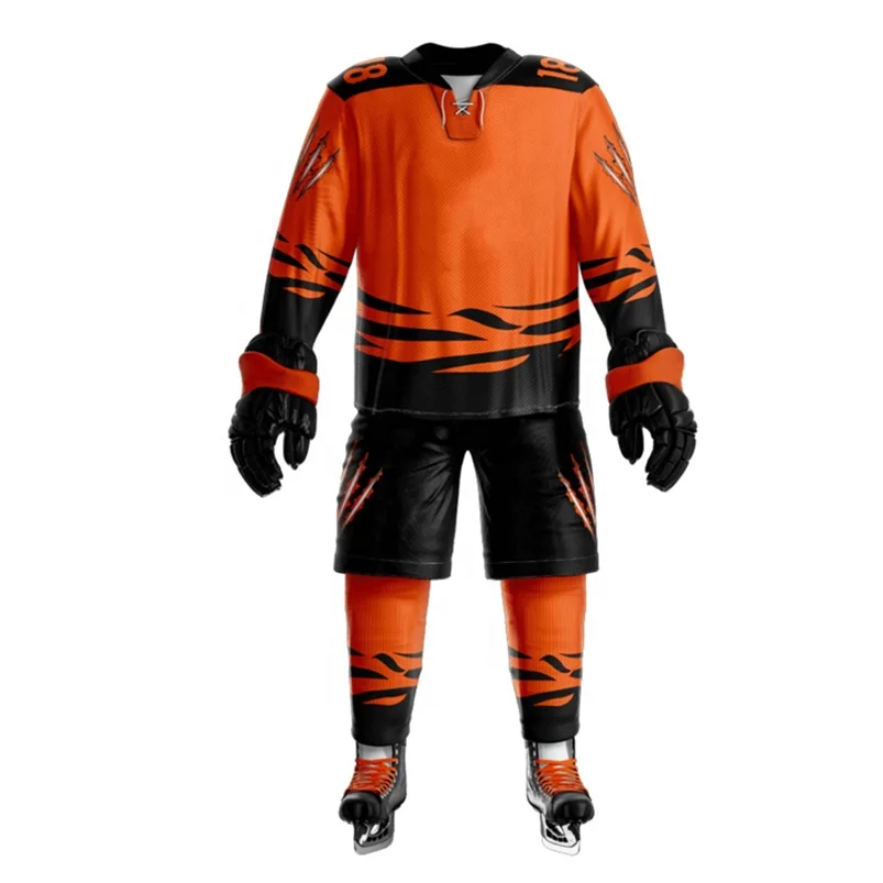 2024 Wholesale Best Quality New Style Sublimated Ice Hockey Uniform Fully Customized Ice Hockey Uniform Set
