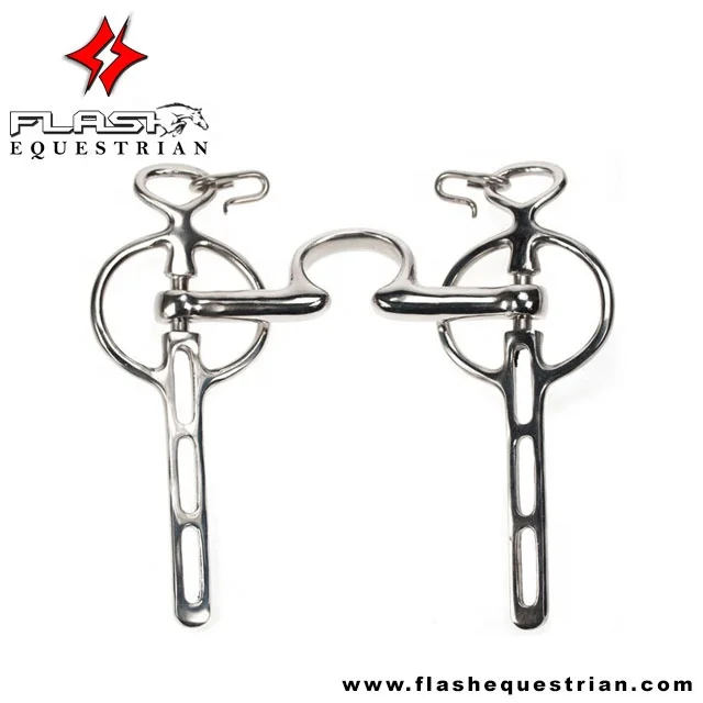 Hand Made Liverpool 2 Slot Horse Driving Bits Best Stainless Steel and German Silver LIVERPOOL Bit Manufacturer Since 1986