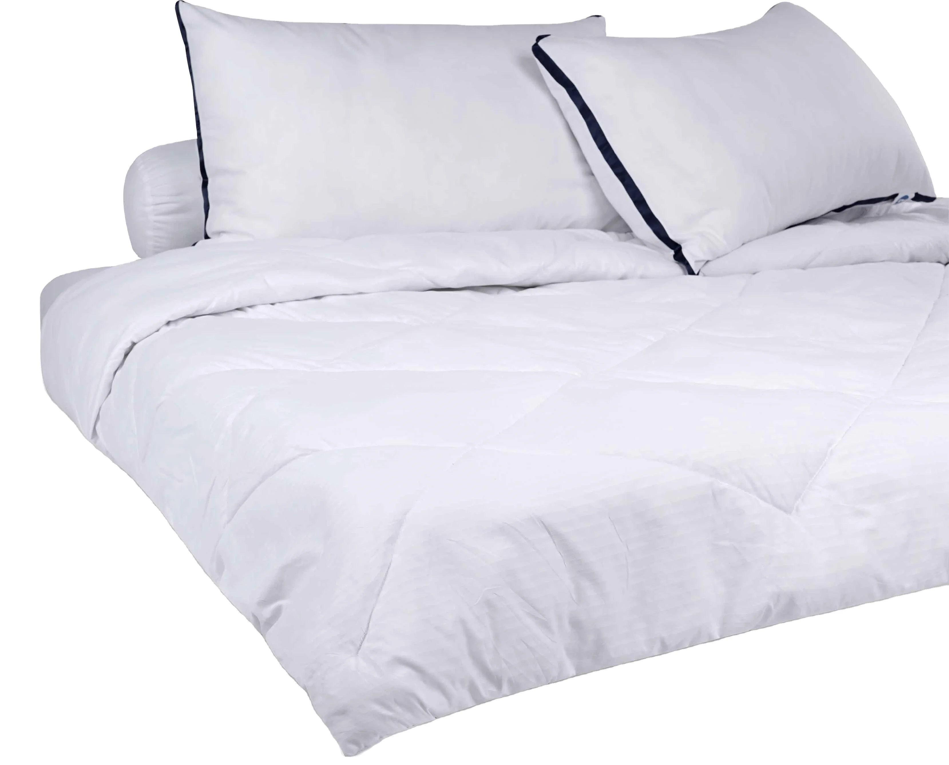 Highly Recommended White Ultra Soft King-Sized Quilt Cover Made from Top Quality Microfiber Suitable For Hotel and Daily Use