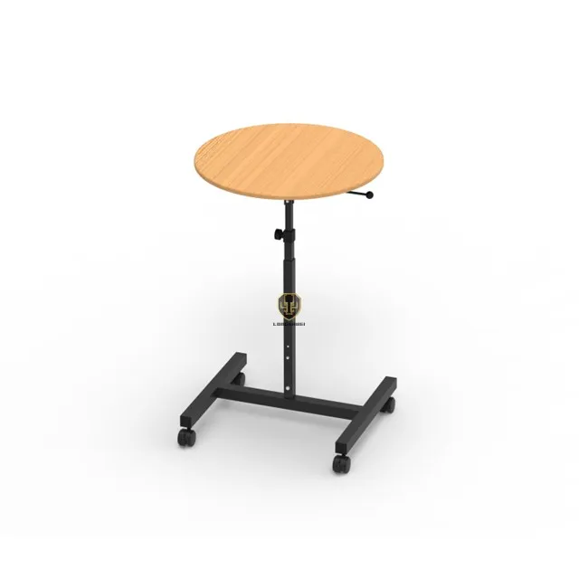 Mobile trolley desk with wheels