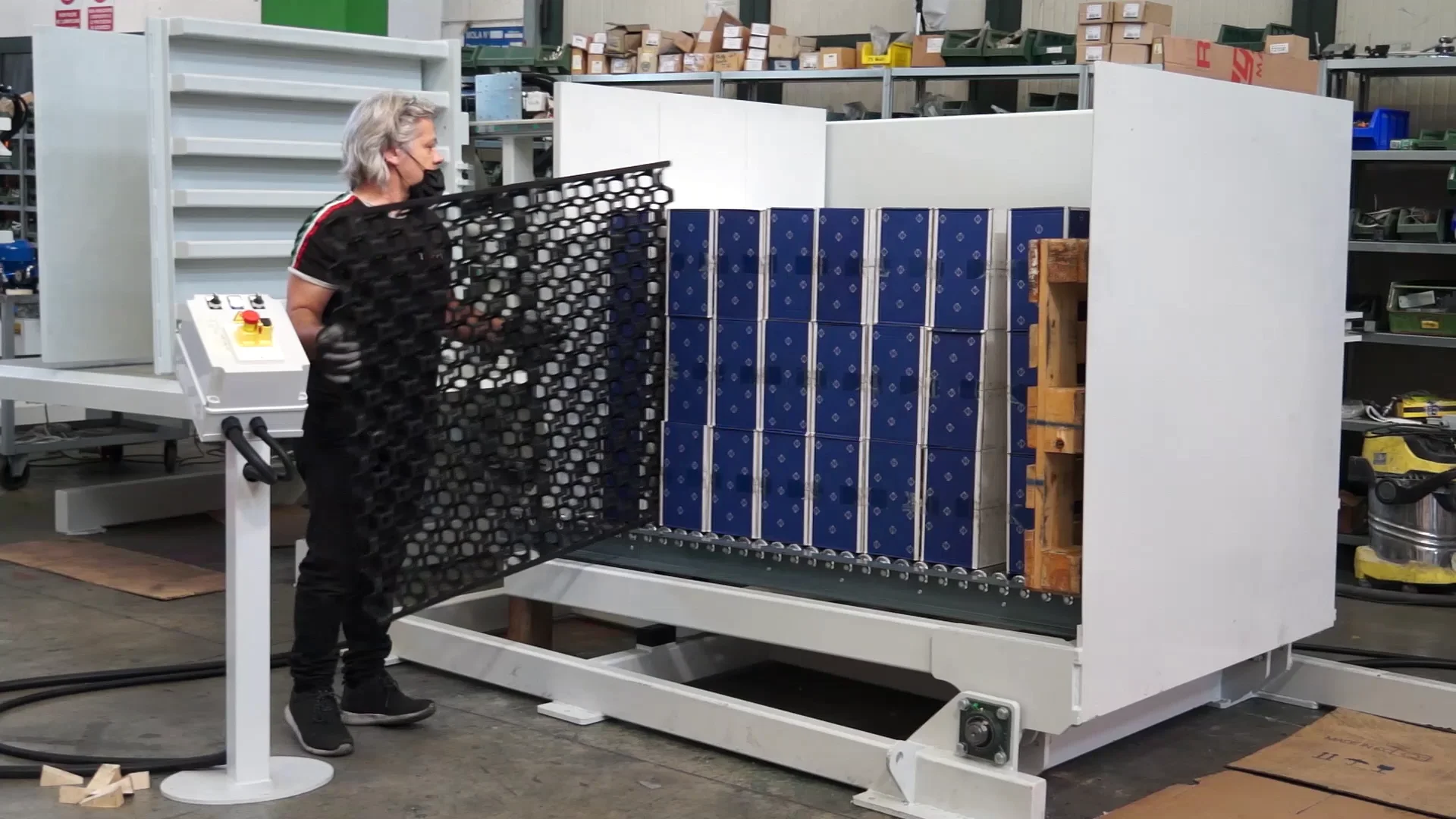 Best Pallet changer  L-Shape Silver Splitter split the load up to 60 pallet/h best quality