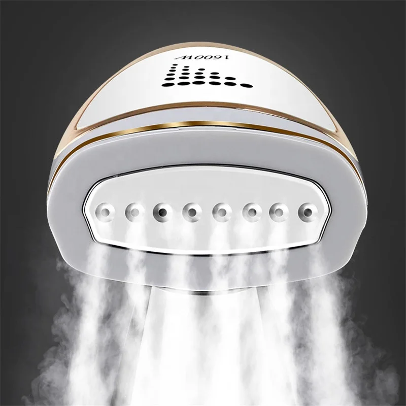 1600W Foldable Handheld Garment Steamer Portable High Power Wired Clothes Steamer Wet Dry 250ML Travel Clothing Ironing Machine