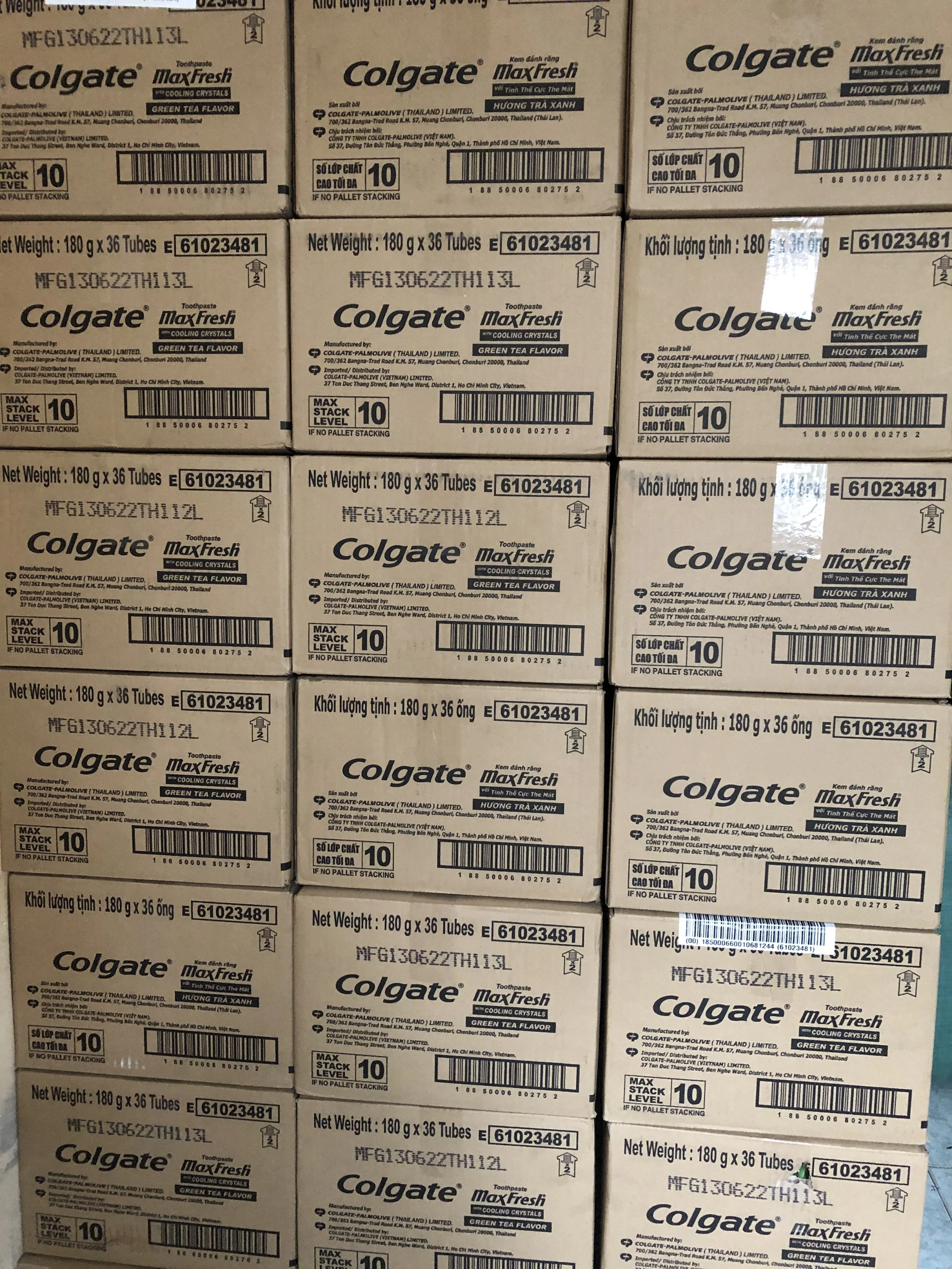 Wholesale Colgatte MF Green Tea 180g x 36
