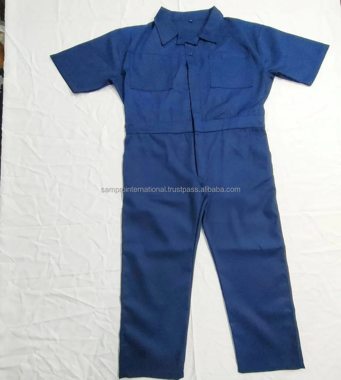 New Arrival 2024 cotton Dickie suit Coverall Work outfits for Men Short Sleeve Cotton Made Workwear Uniforms overall outfits