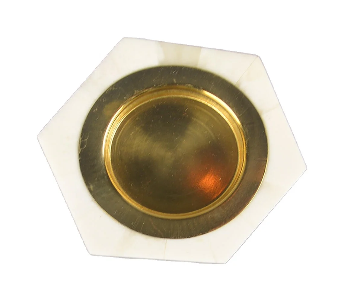 Arabic Modern Mini Bone Inlay Bakhoor Burner Hexagon Home Decor Products