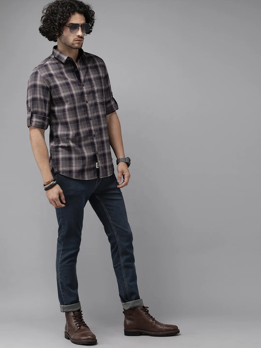 Лидер продаж мужская повседневная фланелевая рубашка большого размера 100% хлопковая клетчатая с воротником-стойкой на пуговицах индивидуальным логотипом и вышивкой