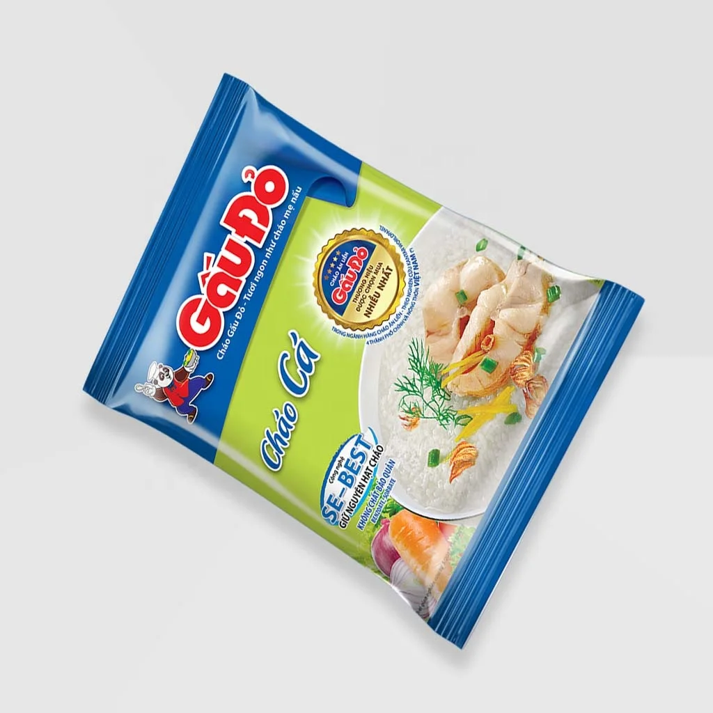 
Tasty foods for alldays in Vietnam with Instant Porridge with Chicken Flavor For Home Use 65gram 