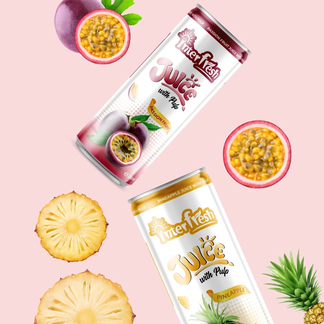 Interfresh Brand 200ml Peach Juice Vietnam Interfresh OEM ODM Options Best Price Beverage Pulp Bottle Ginseng Primary Ingredient