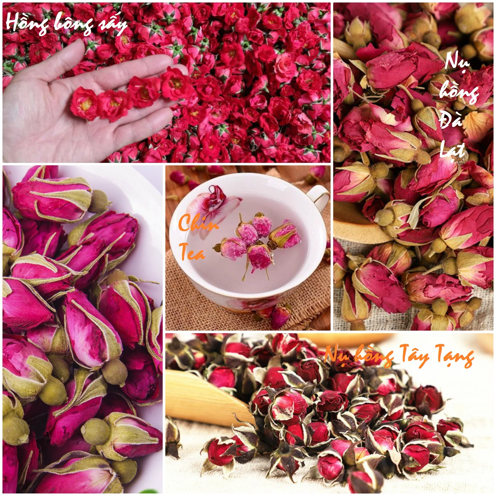 Da Lat rose buds deodorize and disinfect naturally produced at Van An factory in Vietnam