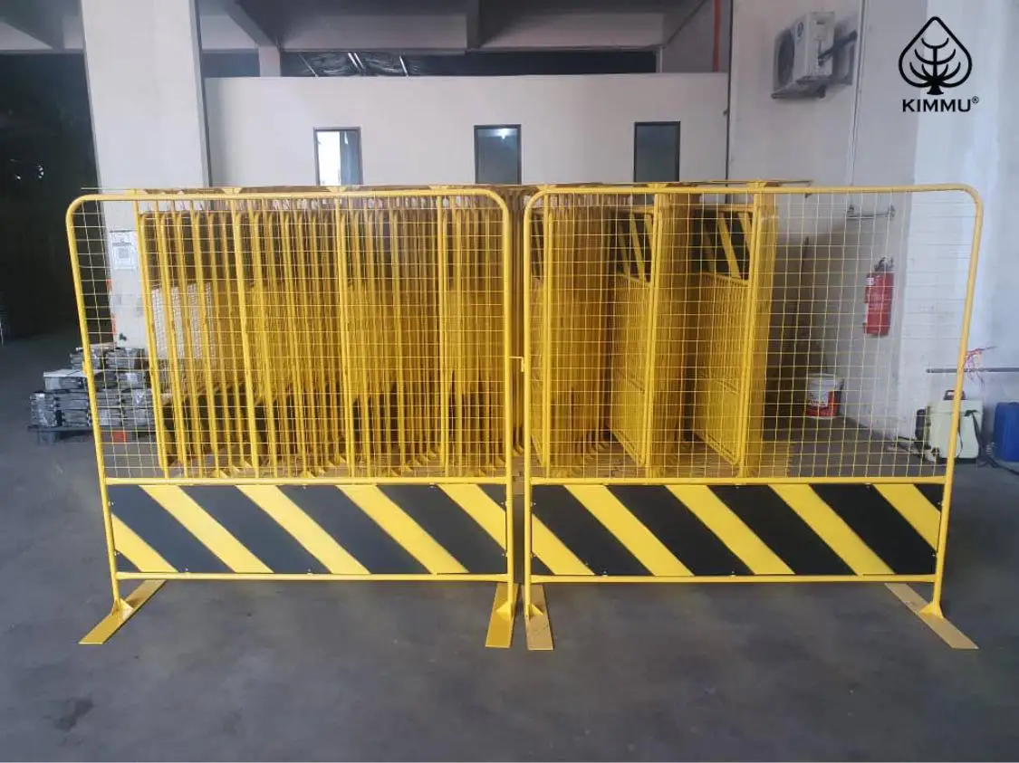 Easy Installation Portable Light Durable Powder Coated Temporary Dog Fence For Event Construction Site Barrier Safety