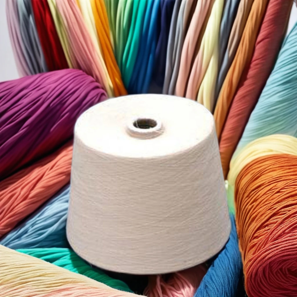 Top Sale Organic Embroidery Mercerized Cotton Yarn Enhanced Sheen and Shine with Sodium Hydroxide High Evenness Soft Strong