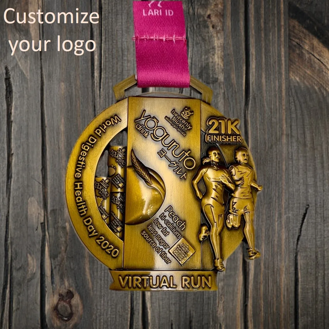 
gold thread league wrestling coliseum medal 