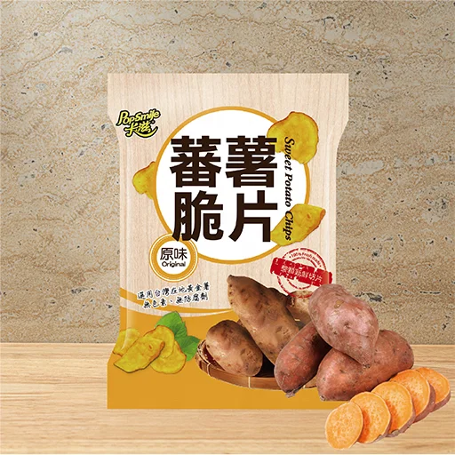 Sweet Potato Chips Original Flavor 90g_Wholesale Potato Chips Healthy Snacks