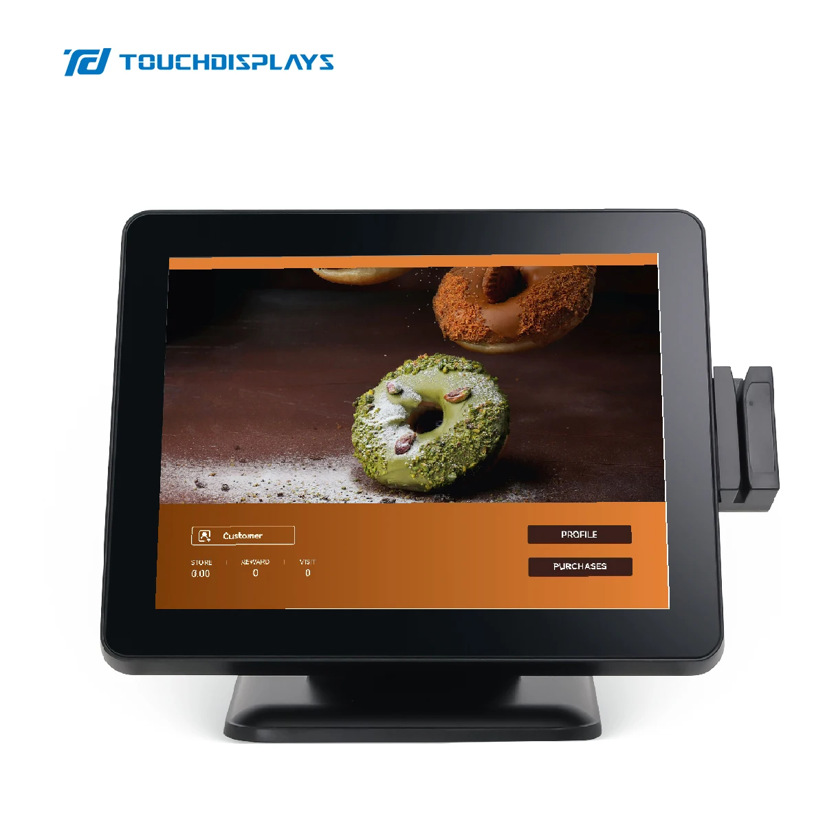 Restaurant all in one windows terminal swipe card pos machine