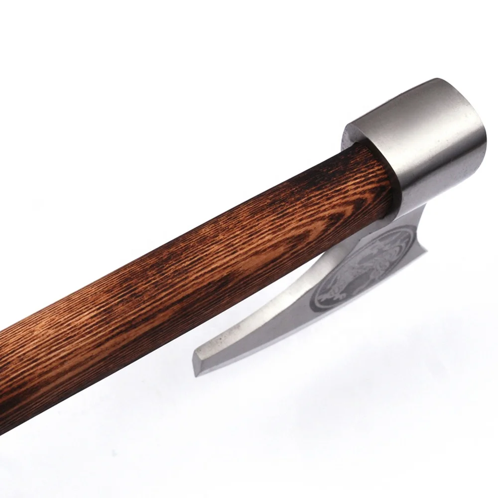 High Quality Stainless Steel 440c Blade Wood Handle Hatchet Axe Outdoor  Hand Forged Camping  Axe With Protected Cover