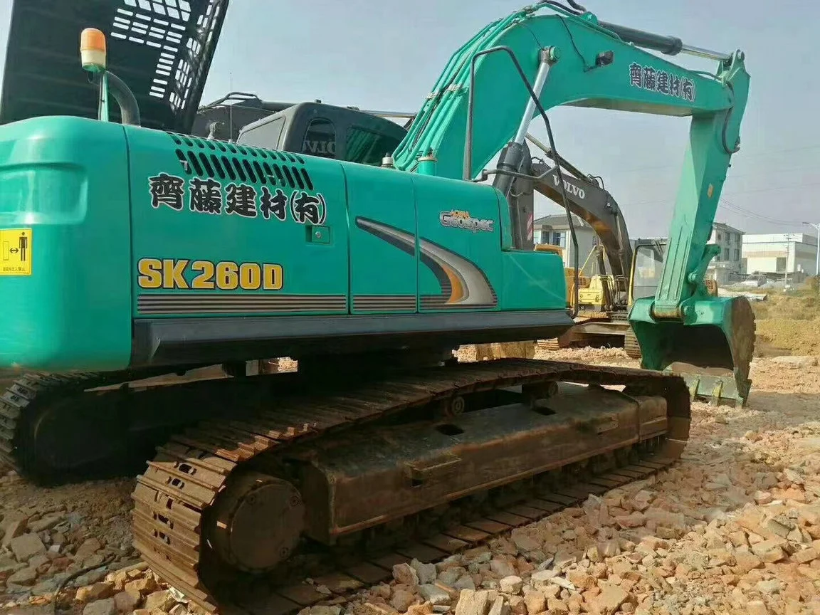 Original Japan Kobelco SK260D excavator 26ton large excavator sk260 sk210 sk250 sk200 Used excavators in good condition in stock