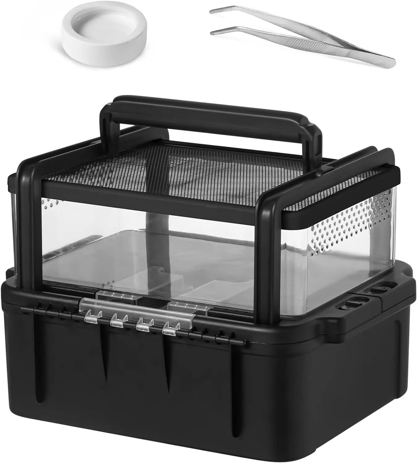 Pet Carrier for Travel Amphibians Habitat Terrarium Kits Guinea Pig Carrier Lizard Rabbit Carrier Cage Spider Gecko Chameleon