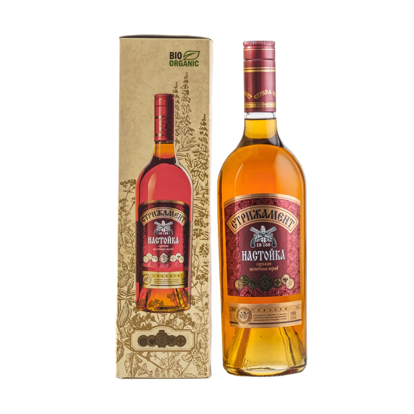 Горькая настойка «Strizhament» 0,75 л., Сила 40% об.