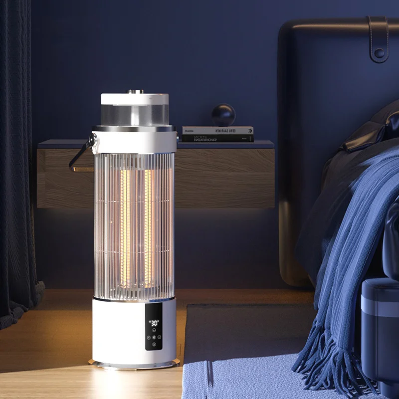 Energy saving household 120 degree rotation 800W carbon fiber far infrared electric heater with remote control