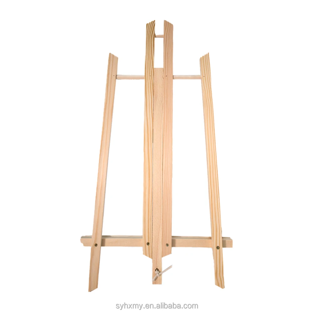 Triangular Easel Wooden Adjustable Portable Kids Easel Art Painting Photo Display