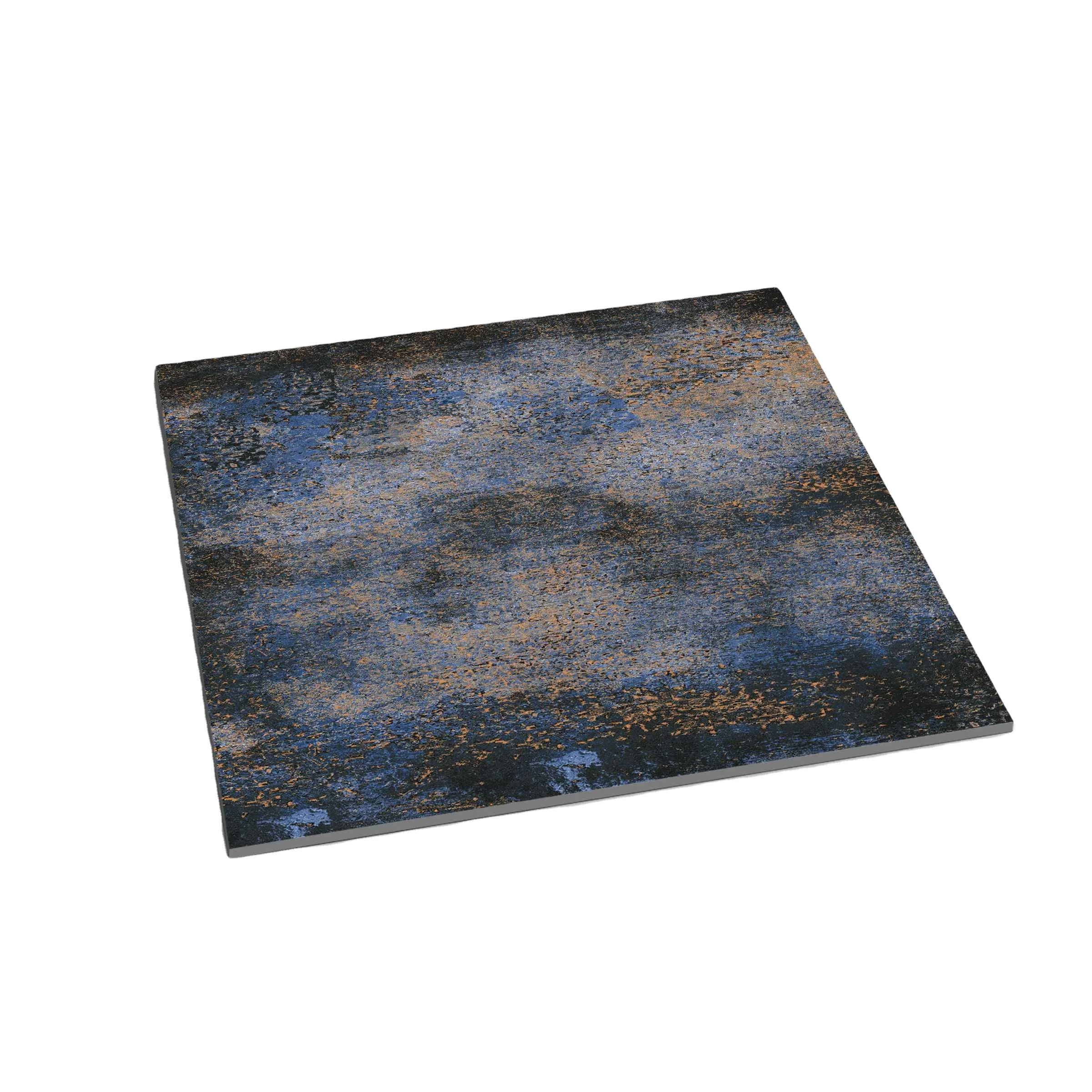 600x600 FACTORY DIRECT PRODUCT CHEAP PRICE BLACK WOODEN MATT  FLOOR TILE for RESTAURANT From Indian Manufacturer