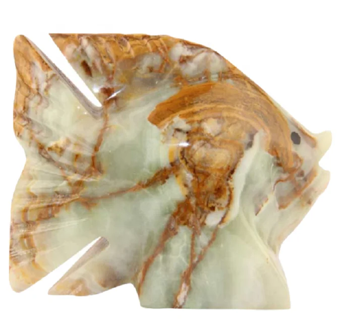 High Quality Green Onyx Fish for house decoration and gift purpose ISO 9001 and ISO 22000 certified company origin pakistan
