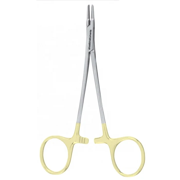 Игольчатый держатель TC Ryder 4,5, карбид вольфрама, немецкая хирургическая сосудистая хирургическая нержавеющая сталь