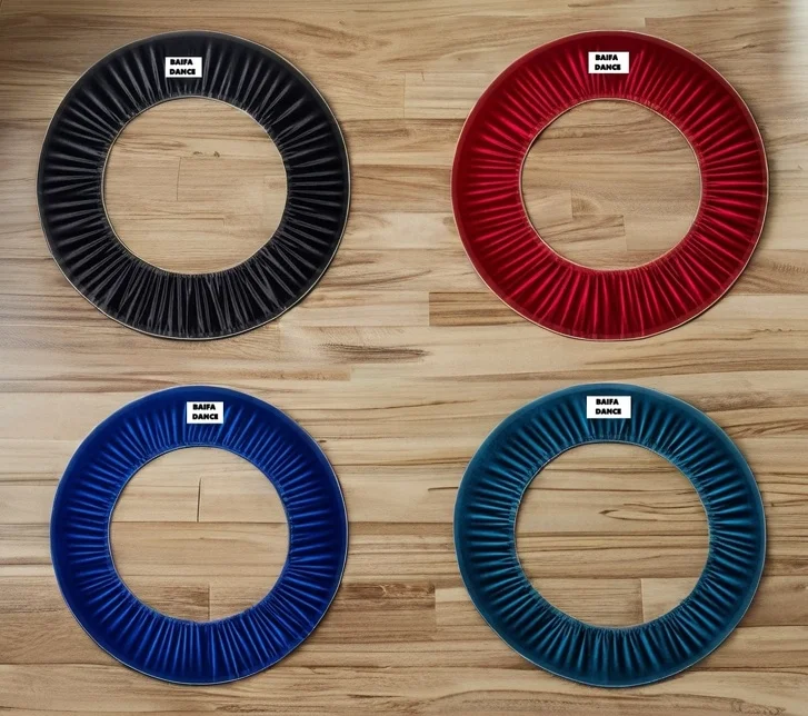 Premium Round Hoop Ring Cover Carrying Case for kids and adult Velvet hula loop hoop fitness fun Rhythmic Gymnastics Practice