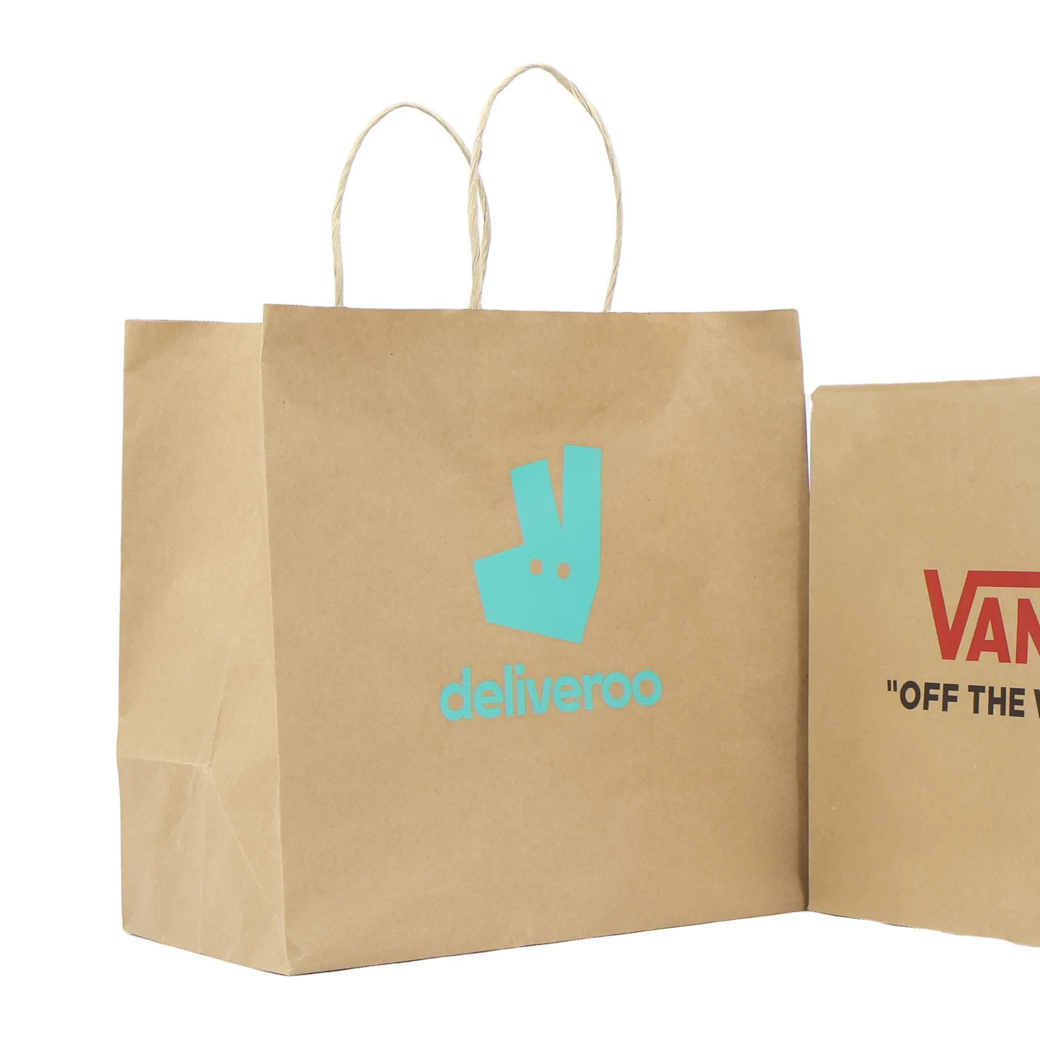 Custom Kraft Paper Bags Making Machine With Your Own Logo Gift Cosmetic Food Packing Packaging Shopping Envelope White Brown Bag