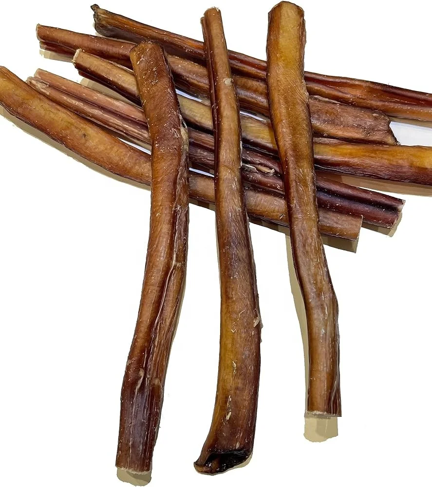 Bully Sticks for Dogs - Bully Sticks Dog Chew Treat Thick Premium Long Lasting Bully Sticks From India By Silver Craft