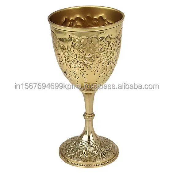 Premium Style Royal Chalice For Jerusalem Church Supply Precious Celebration Drinking Luxury Grapewine Cheers Chalice With Logo