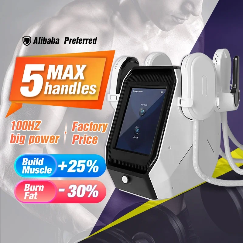 Factory direct sale 100HZ rf SPRT EMSCULPT weight loss ems muscle stimulator pro max machine slim