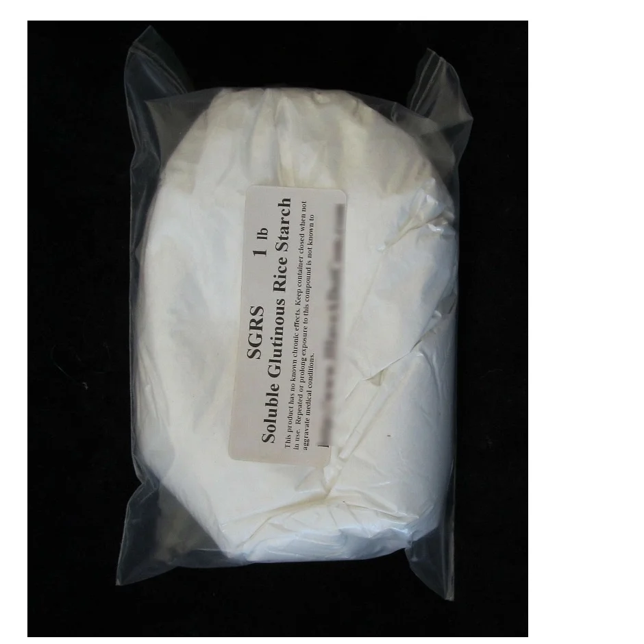 Soluble Glutinous Rice Starch  Imported SGRS 1 LB Binder Thickener Adhesive