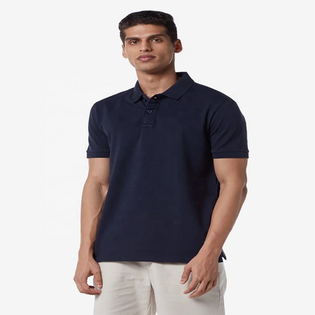 Custom clothing manufacturers wholesale slim fit polo shirt  cotton polo shirt for men
