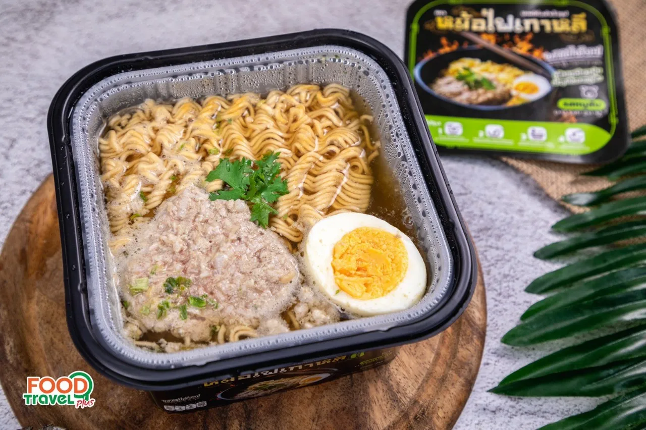 Ready to Eat Thailand Food Minced Pork Instant Noodles Hot Pot Cup With HACCP Certification