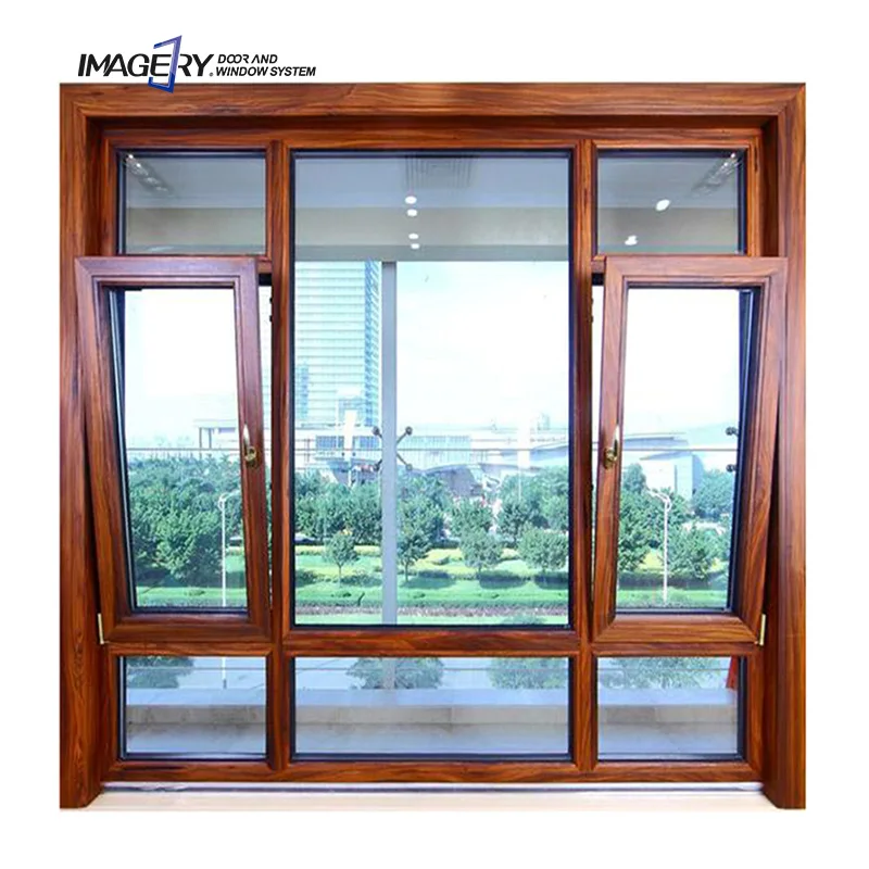 Imagery brand other windows customized design tilt and turn aluminium windows glass windows with China top brand hardware