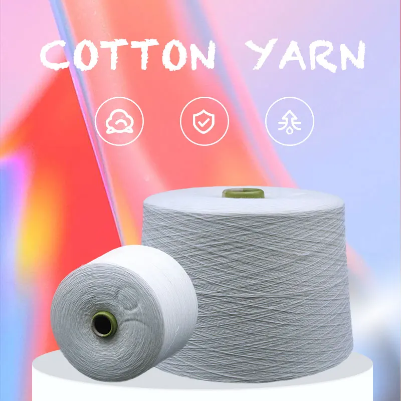 100 Cotton Weaving Knitting Yarn Supplier 60s/1  50s/1   40s/1   30s/1