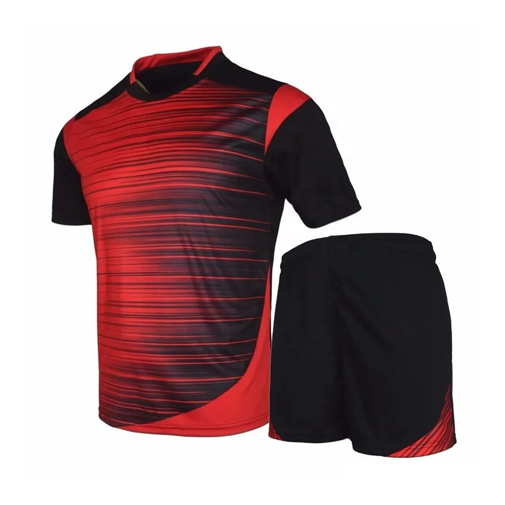 Soccer Uniform With Set Sublimation Sportswear Wholesale Custom Soccer Jersey For Men Football Shirt Suit Jersey Soccer Wear