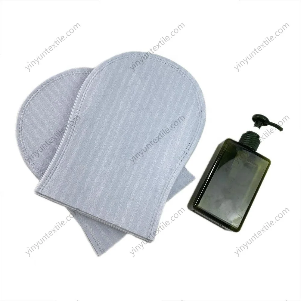 Disposable Soft Non Woven Patient Body Cleaning Waterproof Washing Gloves