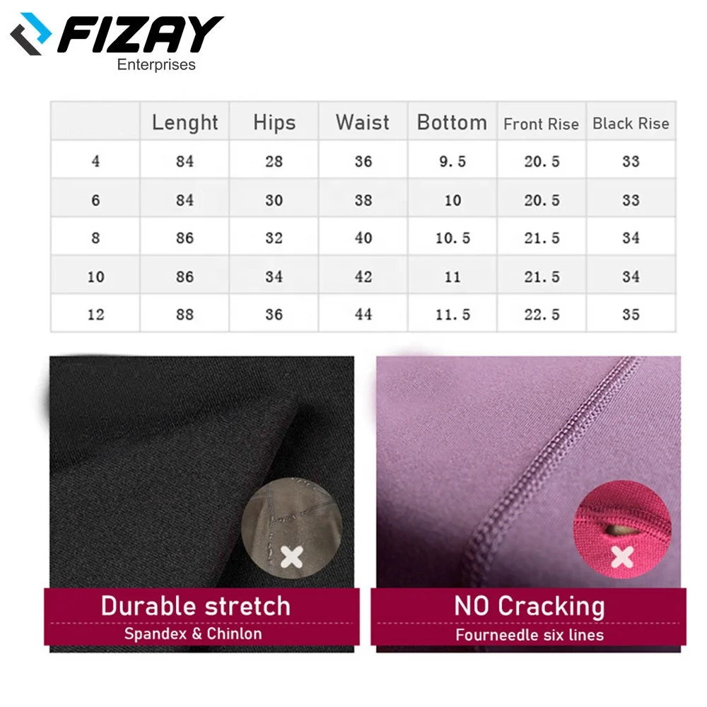 Wholesale Custom High Waisted Sports Workout Yoga Pants Leggings For Women Soft Polyester Gym Fitness Leggings With Pocket