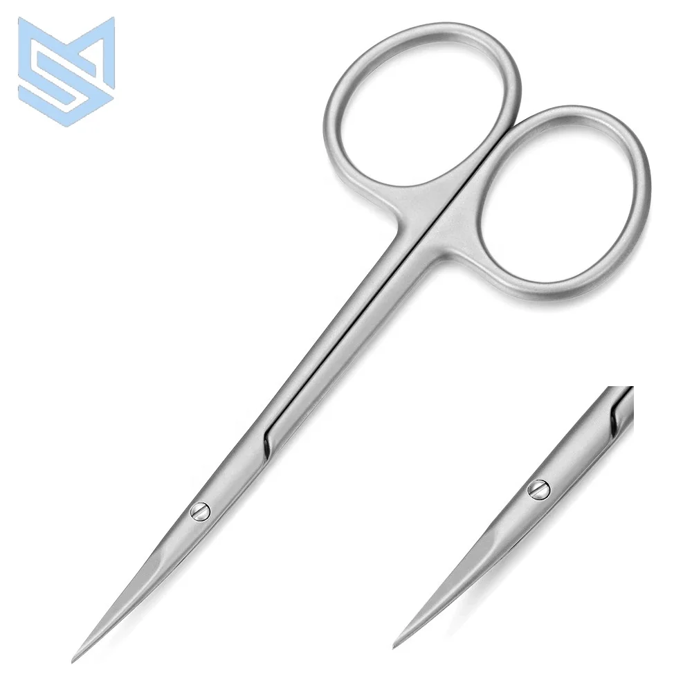 Professional Heavy-duty Pedicure Stainless Steel Eyebrow Grooming Scissors