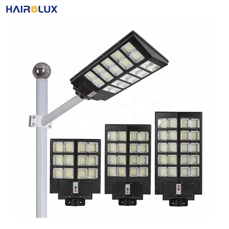 Popular energy saving remote control 100W 200W 300W IP65 outdoor led integrated solar street light