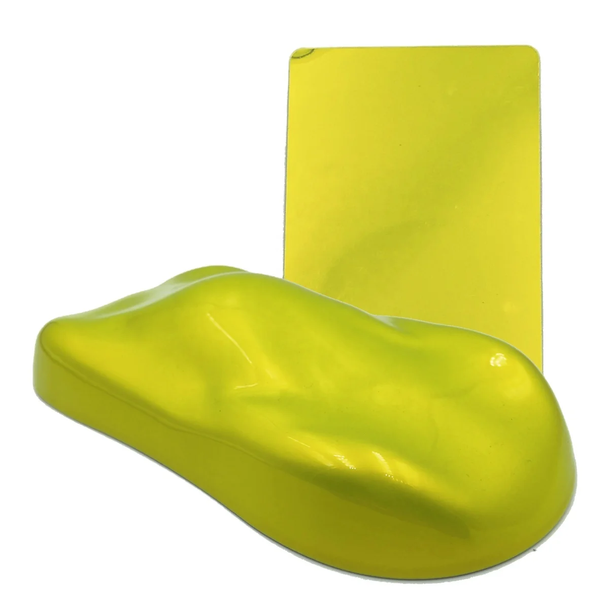 Candy Paint Fluorescent Yellow Polyester Candy Powder Coating