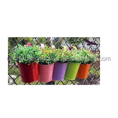 Wholesalers Flower Pot Planter Hanging Planters Pots Balcony Decorative Piece and Vase Use Top