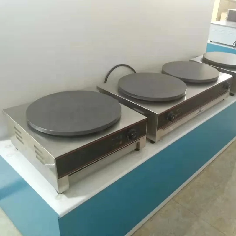 
China Factory Single Plate 45cm Electric Crepe Machine Commercial Electric Crepe Maker For Thin Pancake Making 
