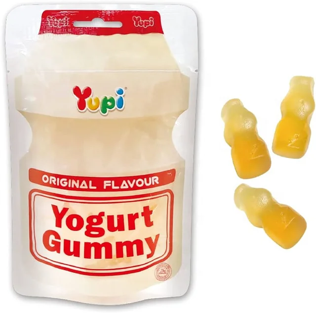 Confectionery Candy Yupi Gummy Candies Yogurt Gummy Peach Jelly Candies