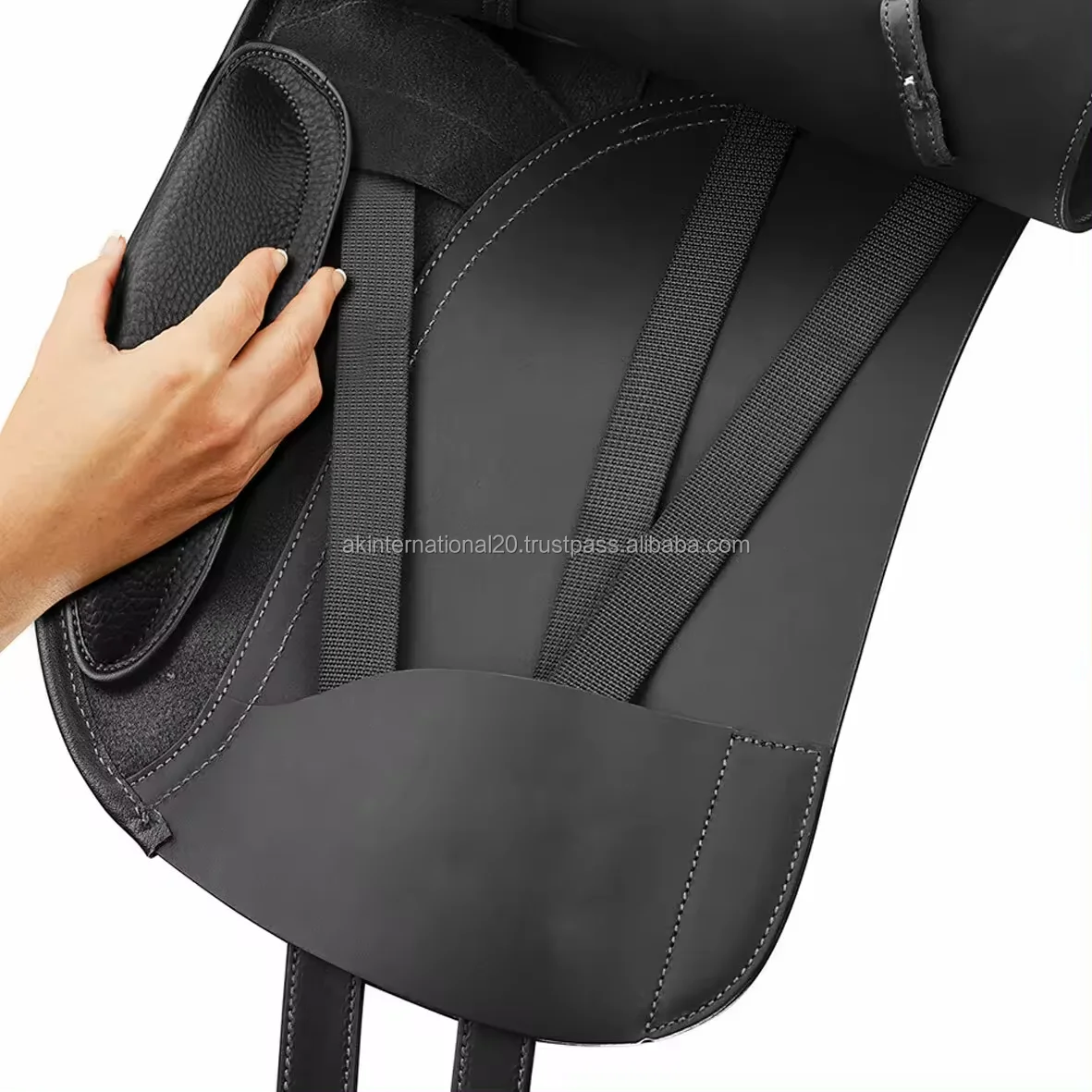 Top Trending Professional Custom Black Brown Western Style Horse Saddle Genuine Leather Custom English Saddle